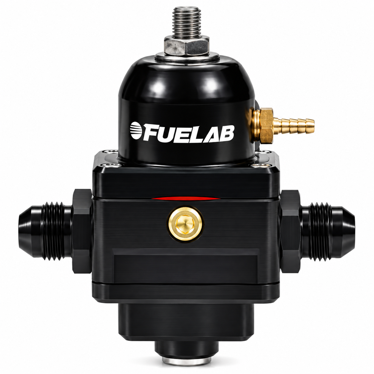 Fuelab Black EFI Adjustable Fuel Pressure Regulator -6AN Inlets